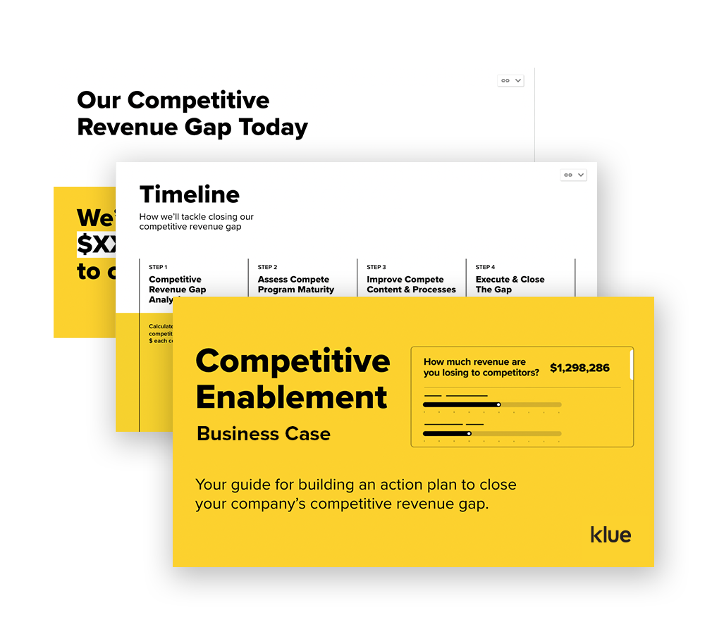 klue-template-competitive-enablement-business-case